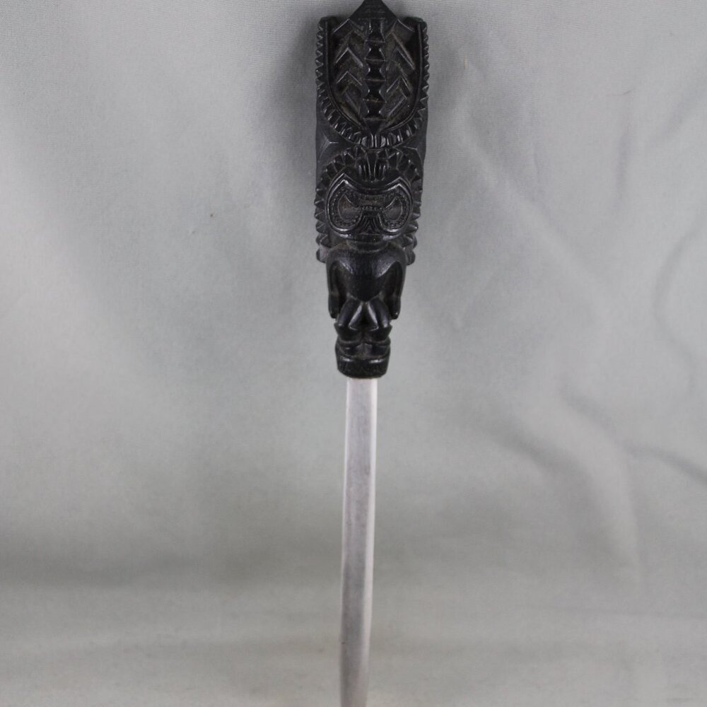 Vintage Tiki Letter Opener - Lono Top by Coco Joes - Made with Lava